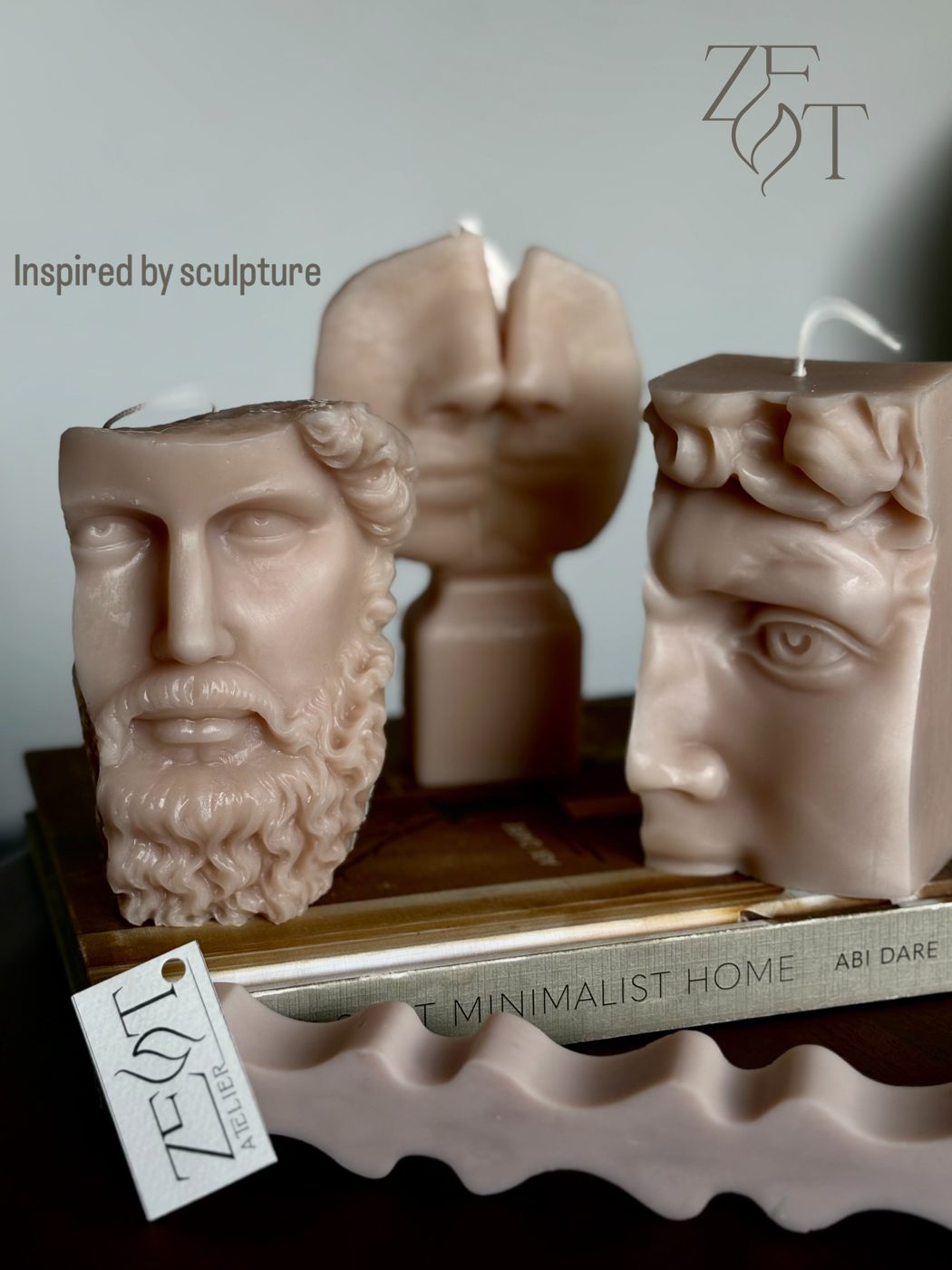 Classical bust candles